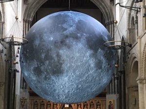 Woodchurch Wagon outing to see the Museum of the Moon, in Rochester Cathedral