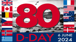 D-Day 80 international banner