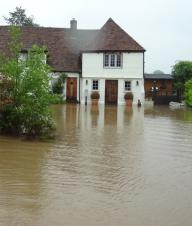 Bramble Lane, Wye surface water flooding 29th May 2018