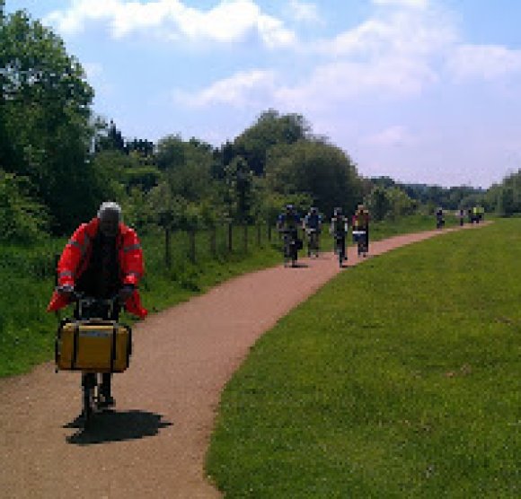 National Cycle Route 18 through Wye