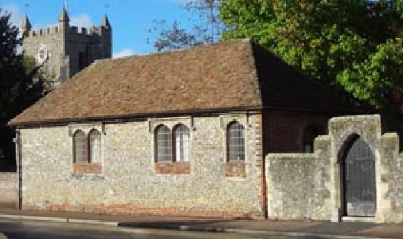 The Latin School, Wye. Built 1447. A Listed Grade 1 building and a Scheduled Monument